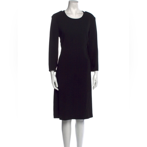 14. NWT BURBERRY LONDON SCOOP NECK KNEE LENGTH DRESS SIZE US 8 - Picture 1 of 12